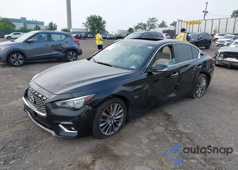2019 Infiniti Q50 3.0T Luxe from USA, damaged, VIN JN1EV7ARXKM554061